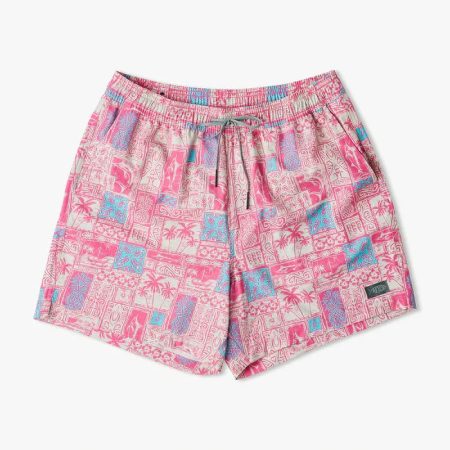 Aftco Strike Swim Shorts - Flamingo Pink